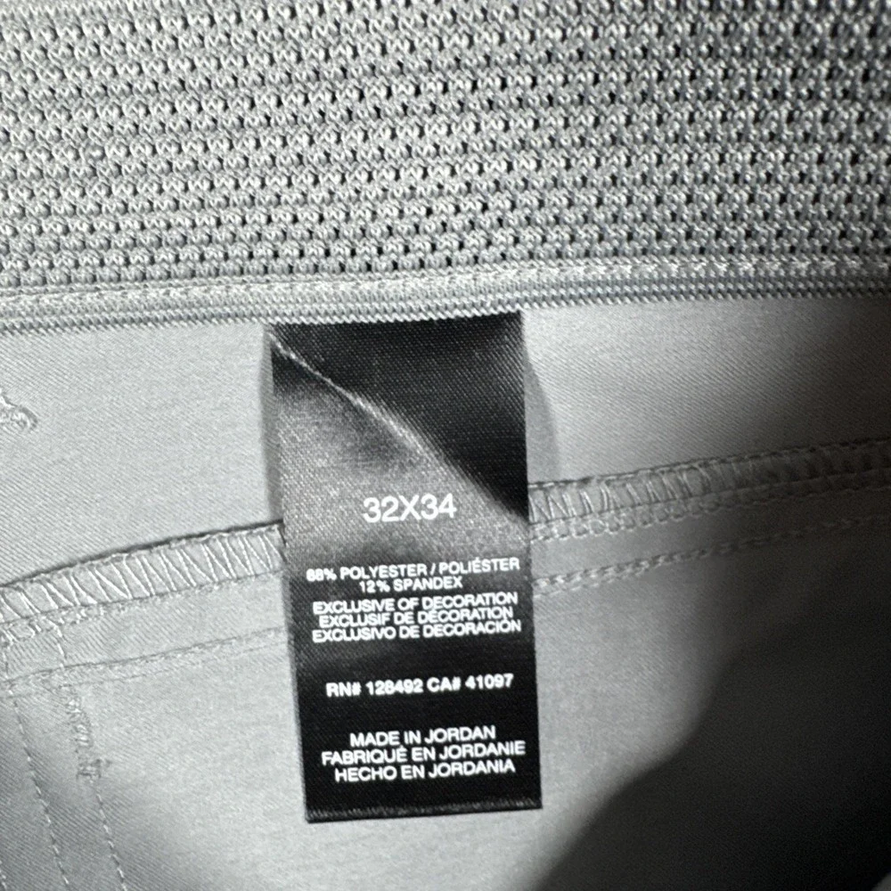 Greg Norman Men's Performance‎ Pant ML75 Gray Size 32 x 34
